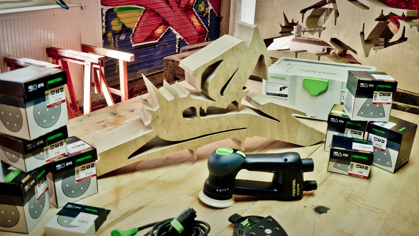 L'art du graffiti avec la Rotex