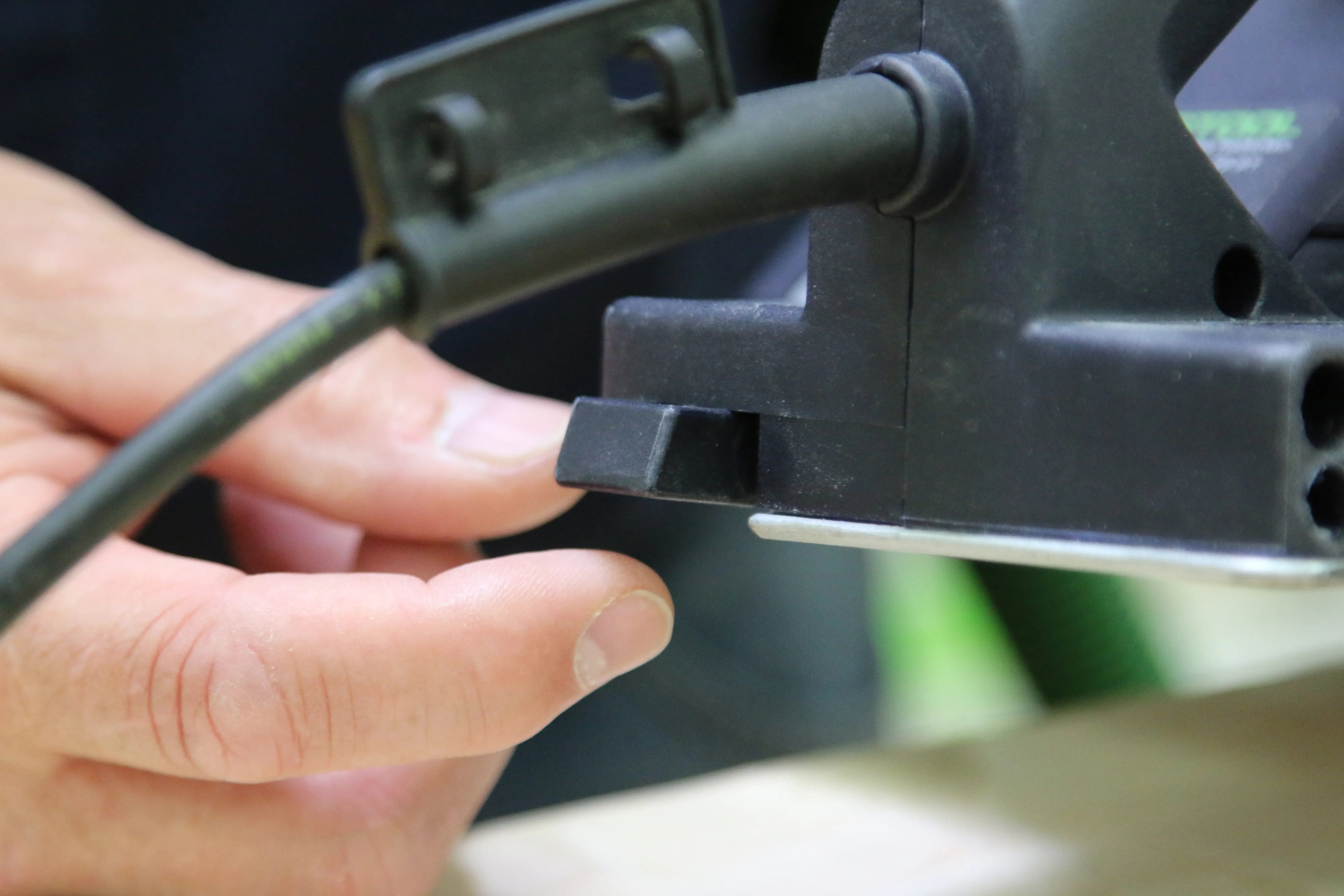 Blocage du pied d'appui