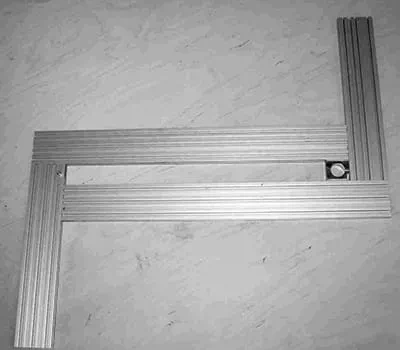 Montage du gabarit multi-fraisage