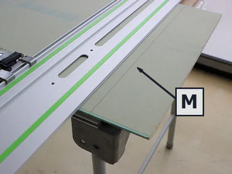 Gipskartonplatte anreißen