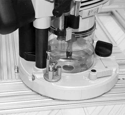 Frästiefe einstellen