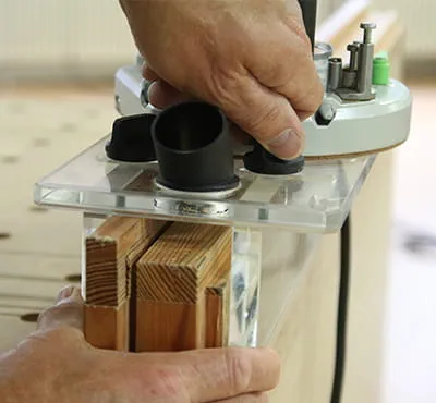 Fräshilfe einstellen