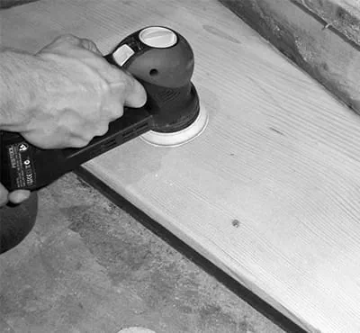 Nachschleifen aller Flächen