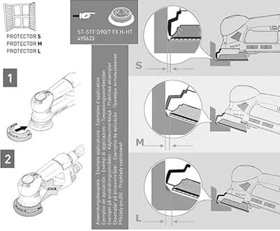 Befestigen des Protectors
