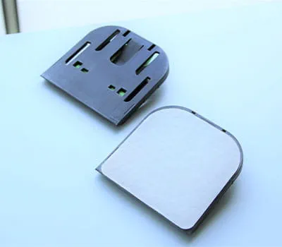 Plaque d'appui avec feutre