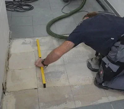 Untergrund kontrollieren