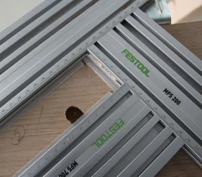 Ausrichtung der Schablone