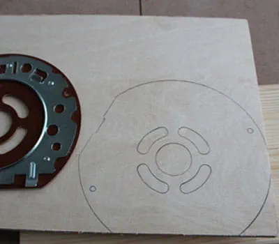 Erhöhung der Grundplatte