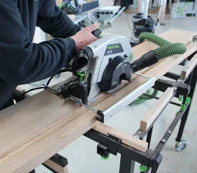 Treppenwange im Bereich des Podestes bearbeiten