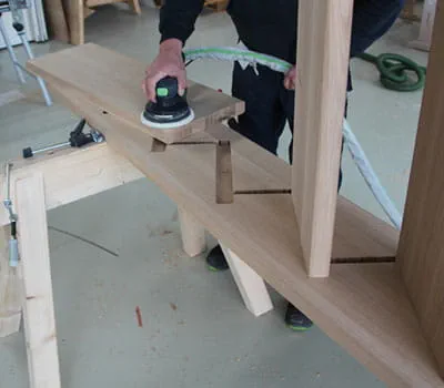 Trittstufen einpassen