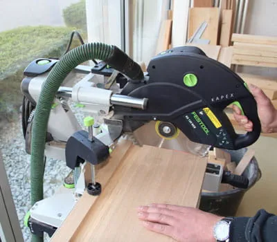 Wangenteile zuschneiden