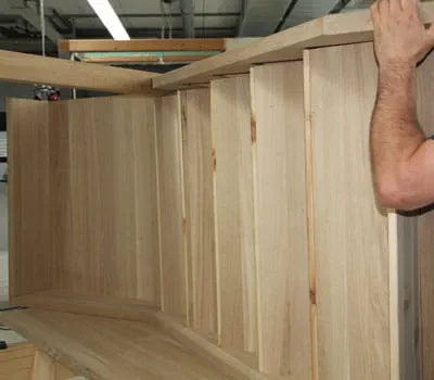 Zusammenbau der Treppe