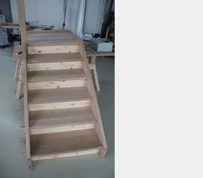 Fertig montierte Treppe