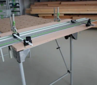 Anlegen der vorderen Lochreihe