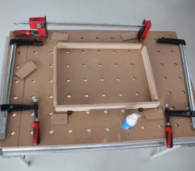 Schubladenteile verleimen