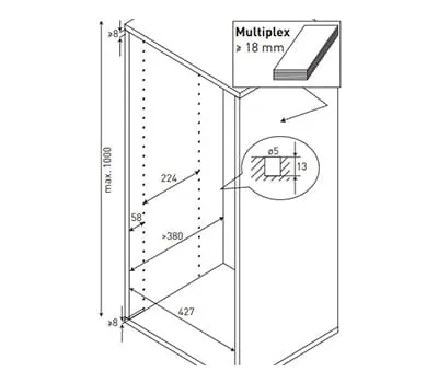 Herstellung der Lochreihen